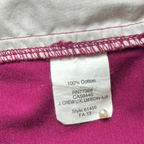 J.Crew Chino Shorts Plum Size 4 - Picture 5 of 6